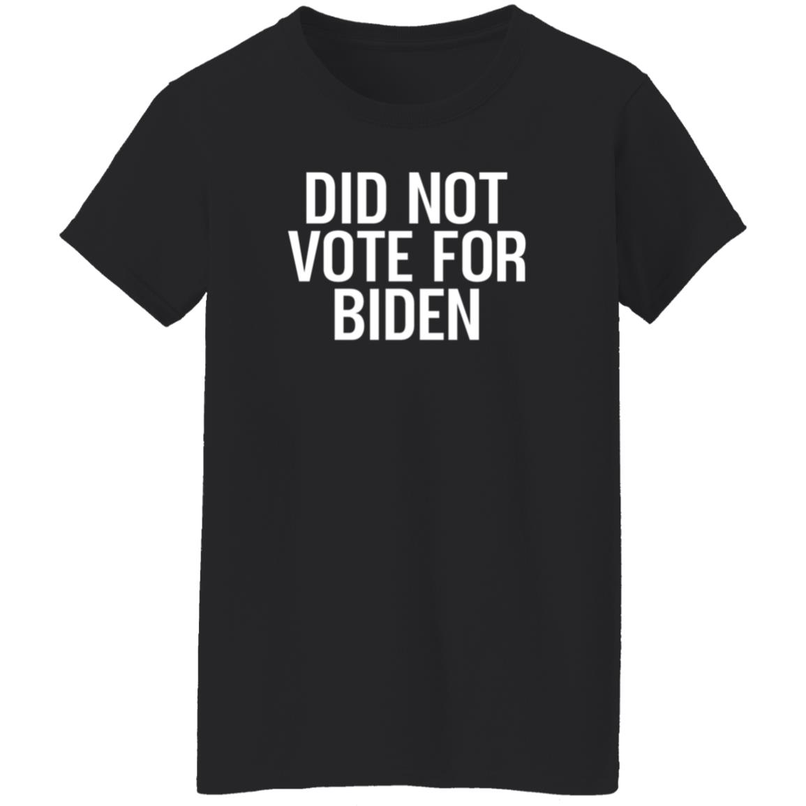 Clay Travis Did Not Vote For Biden Shirt Hoodie Sweatshirt - Teechipus