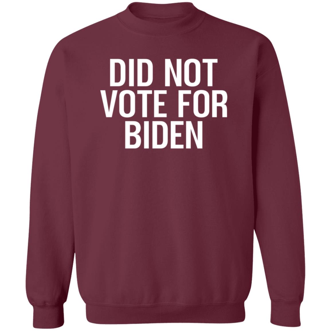 Clay Travis Did Not Vote For Biden Shirt Hoodie Sweatshirt - Teechipus