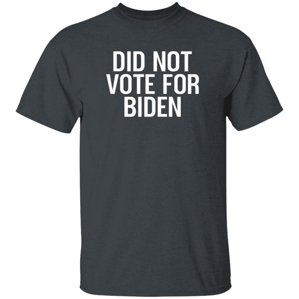 Clay Travis Did Not Vote For Biden Shirt Hoodie Sweatshirt - Teechipus