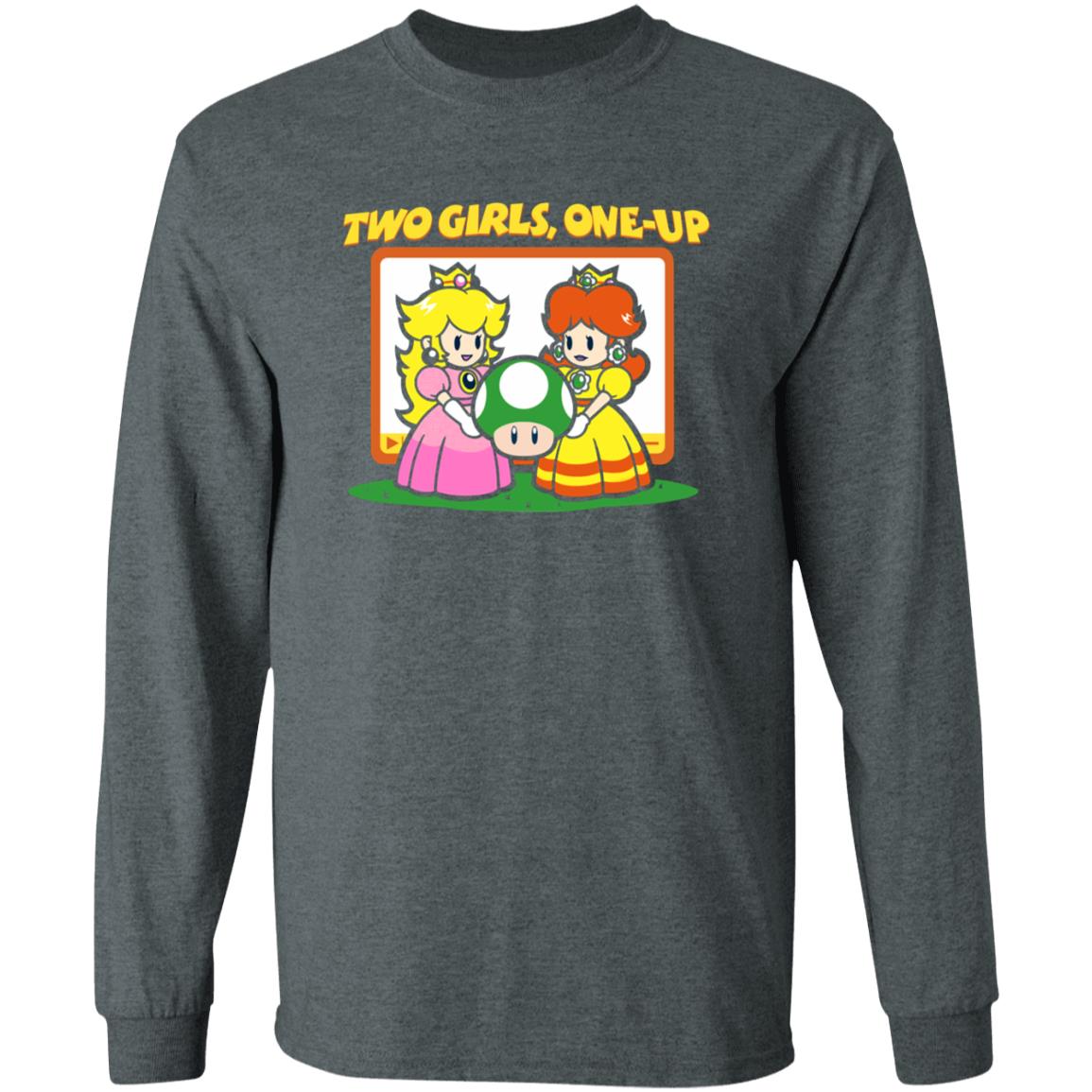 Two Girls One Up Shirt Levelupoutfitters Merch Two Girls One Up Shirt - Teechipus