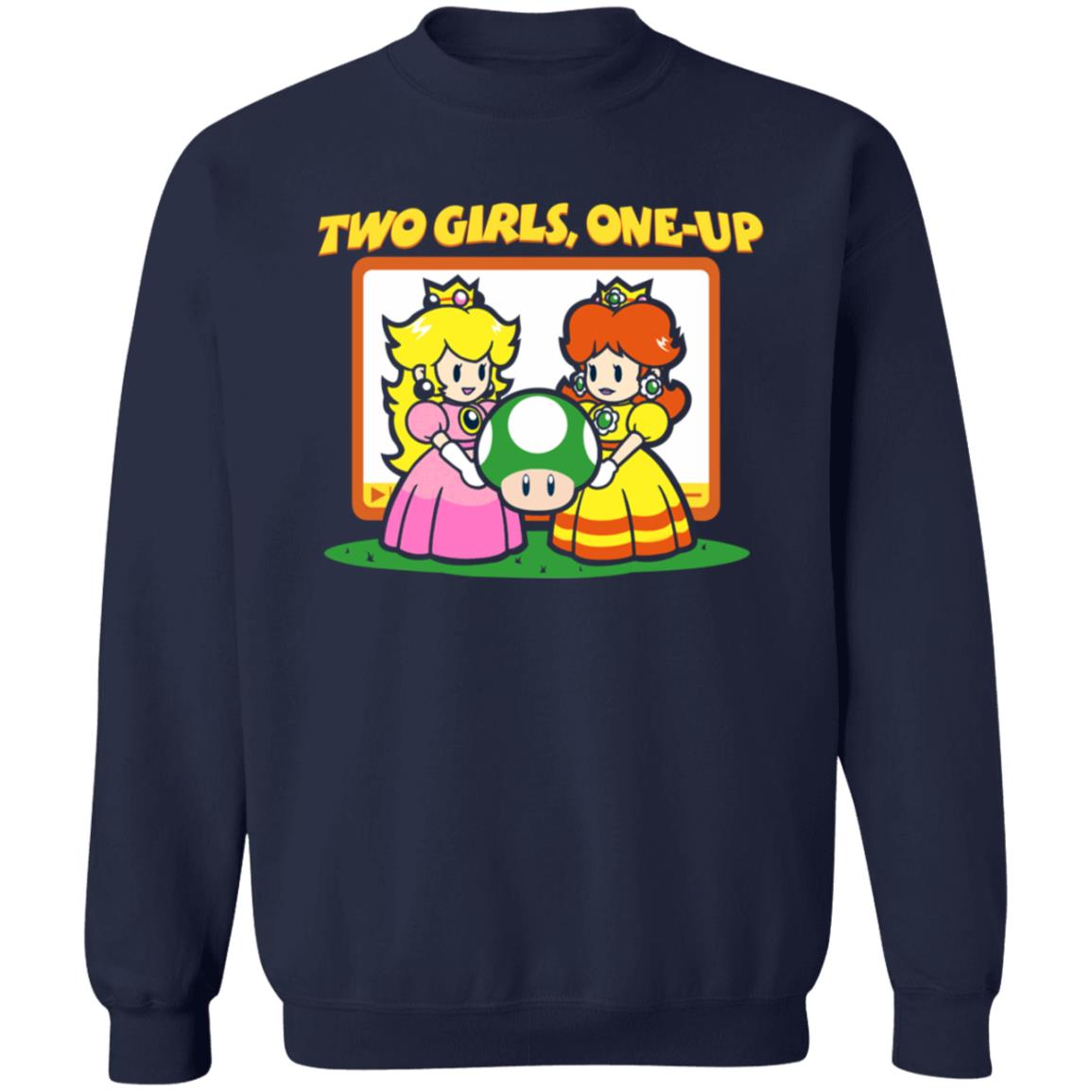 Two Girls One Up Shirt Levelupoutfitters Merch Two Girls One Up Shirt - Teechipus