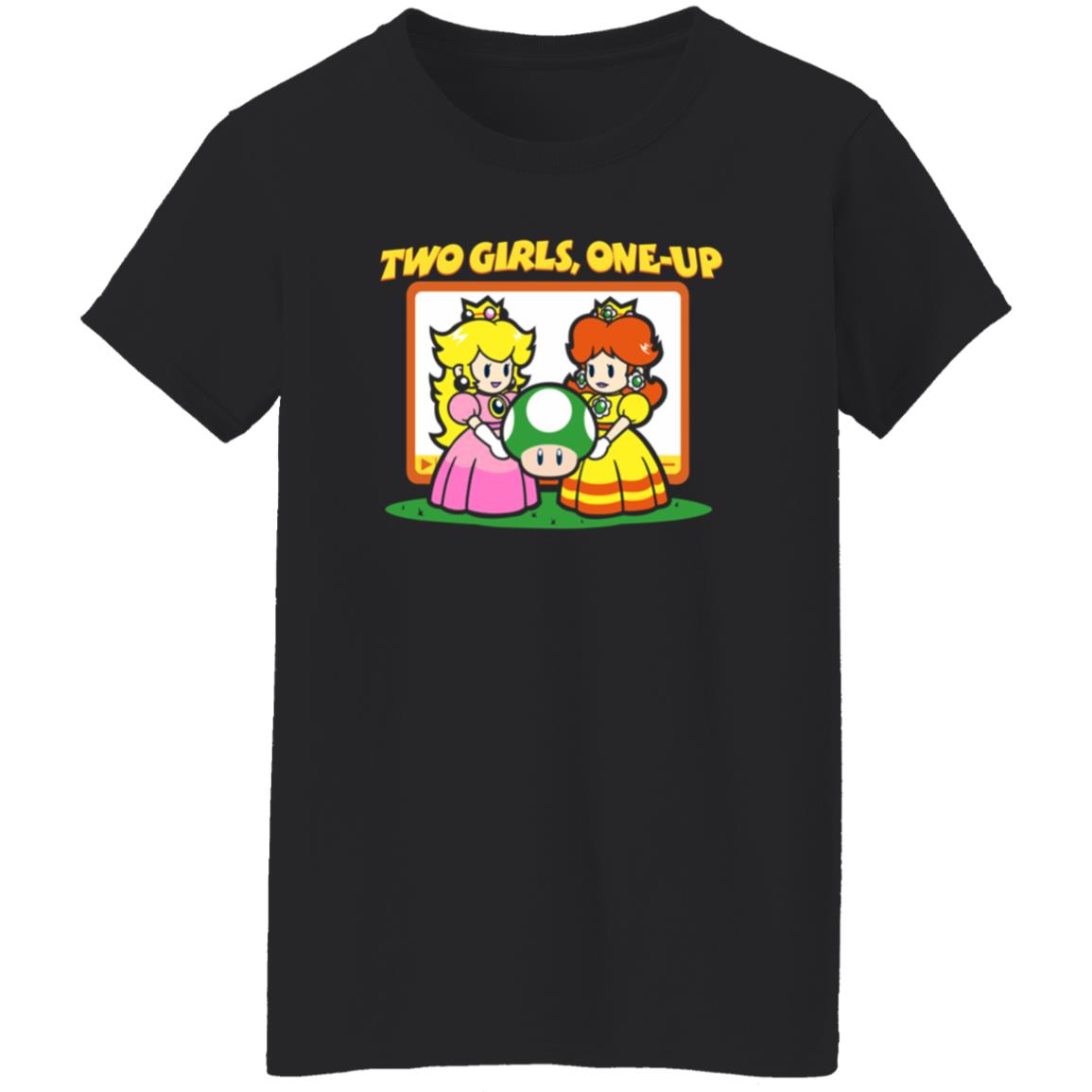 Two Girls One Up Shirt Levelupoutfitters Merch Two Girls One Up Shirt - Teechipus
