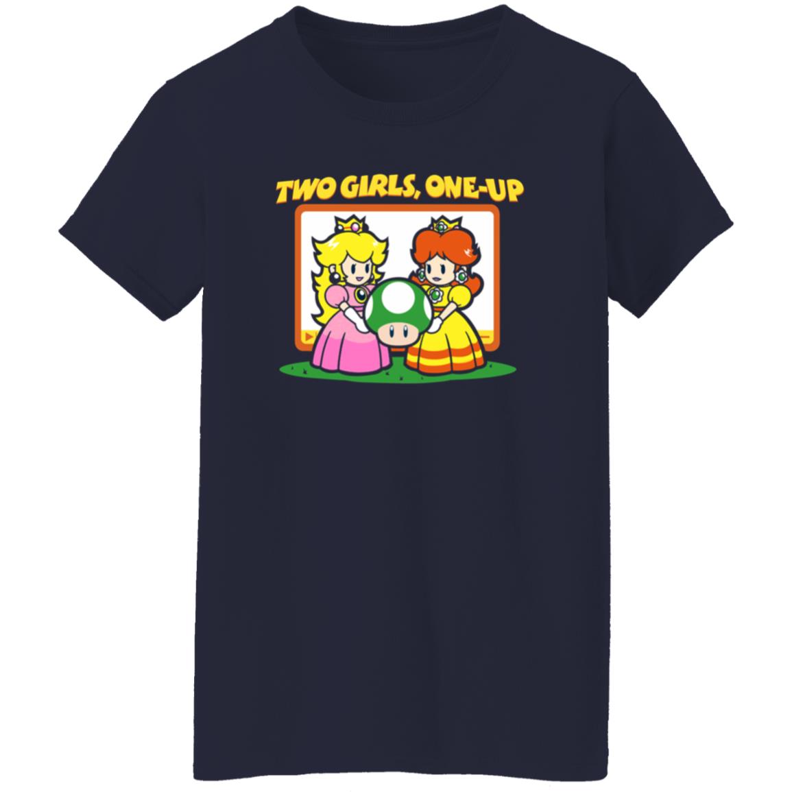 Two Girls One Up Shirt Levelupoutfitters Merch Two Girls One Up Shirt - Teechipus