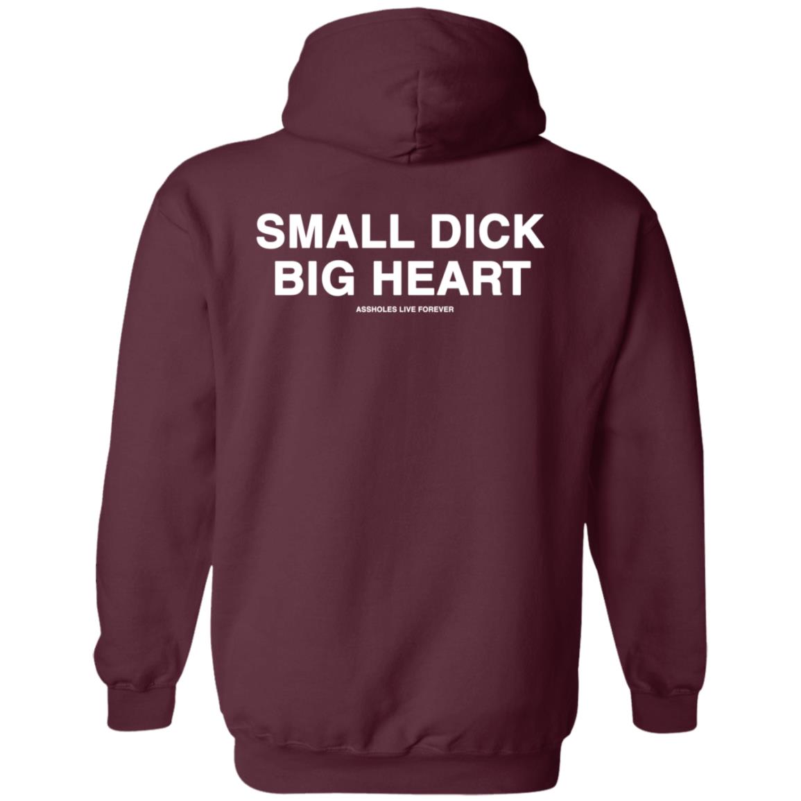 Small Dick Big Heart Hoodie Lindafinegold Merch Some Man Shirt Hoodie Sweatshirt - Teechipus