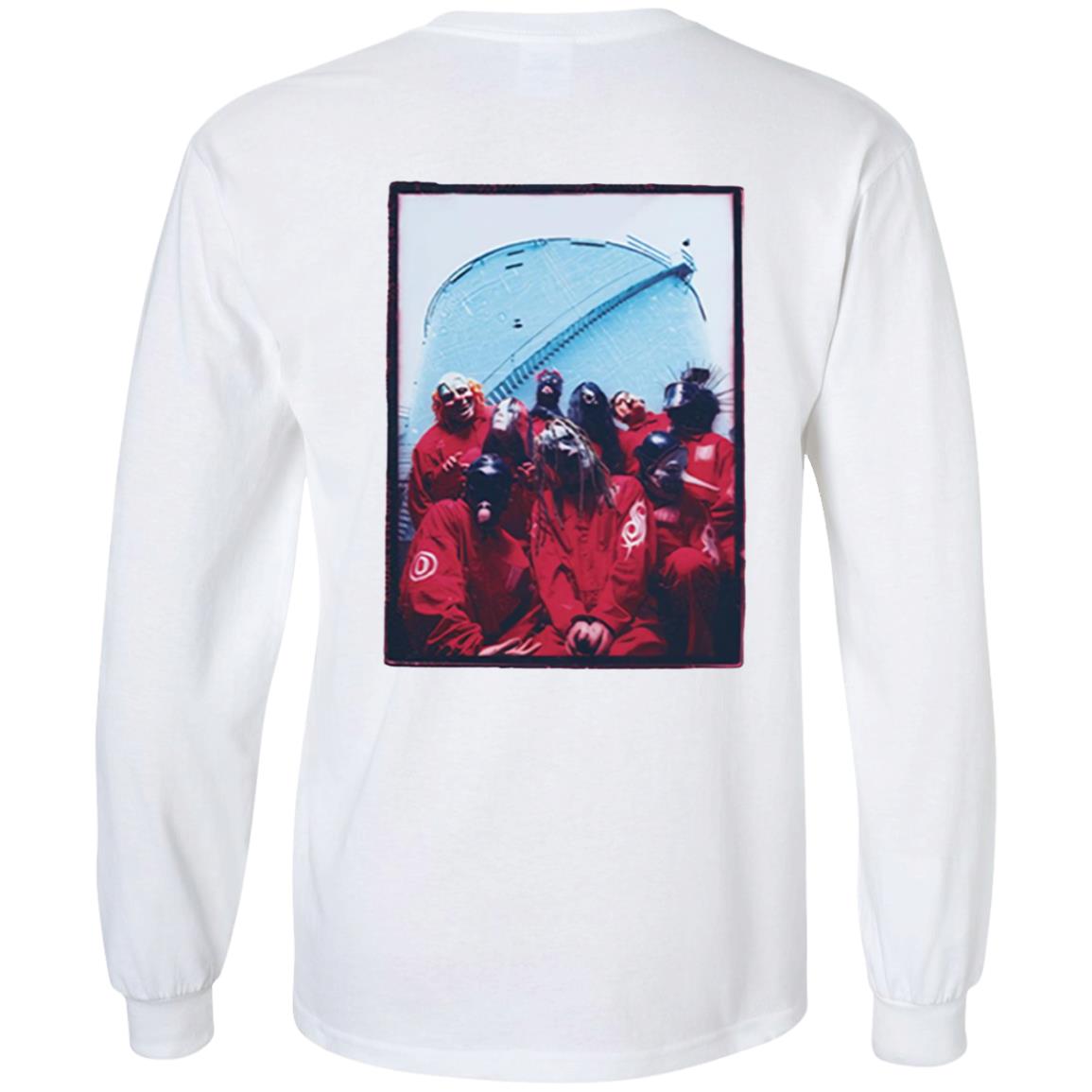 Slipknot Photo Blue Hoodie Slipknot Merch - Teechipus