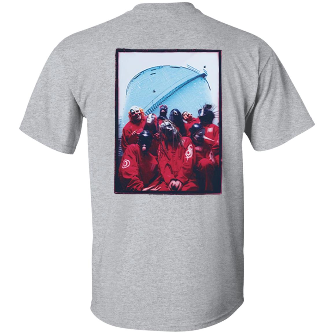 Slipknot Photo Blue Hoodie Slipknot Merch - Teechipus