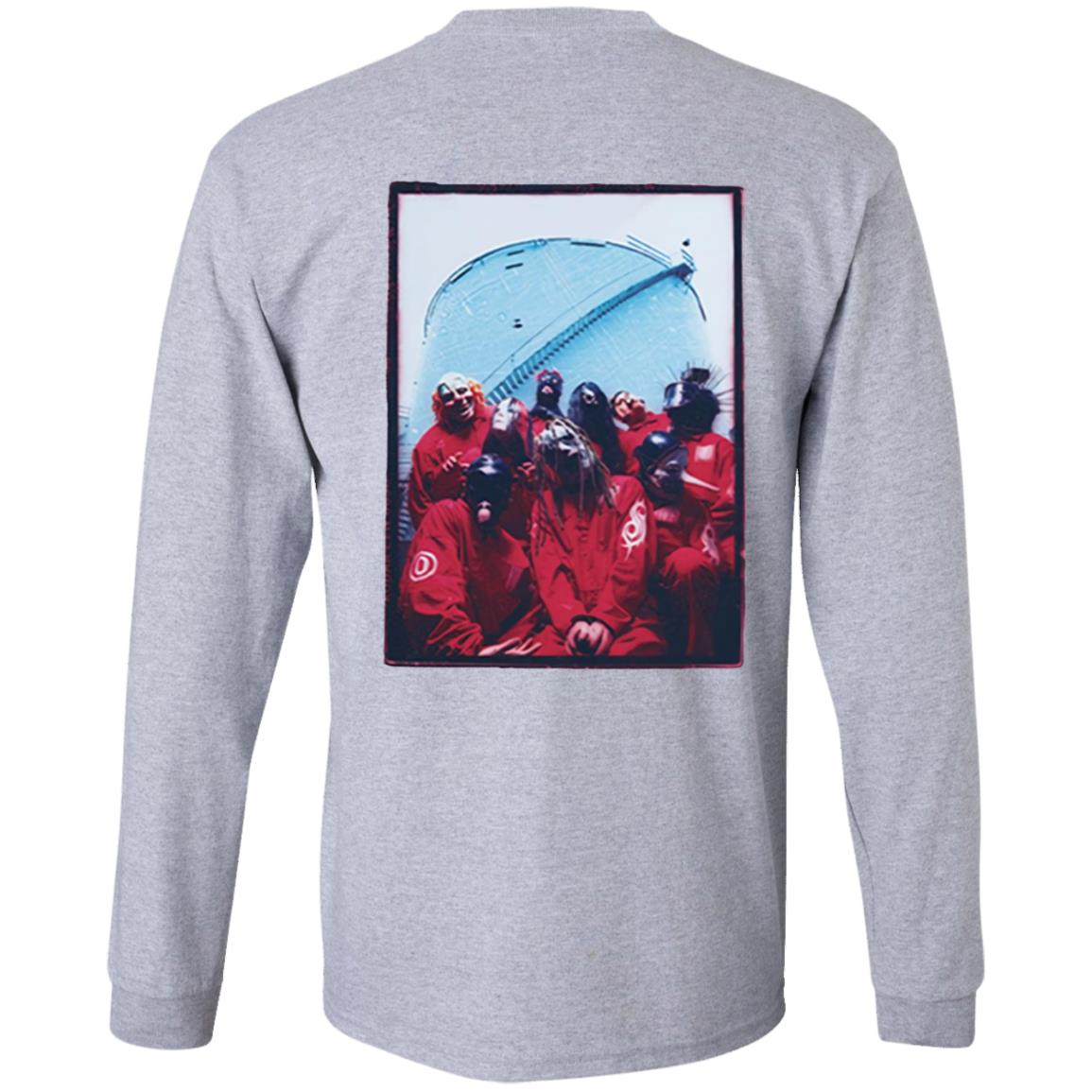 Slipknot Photo Blue Hoodie Slipknot Merch - Teechipus