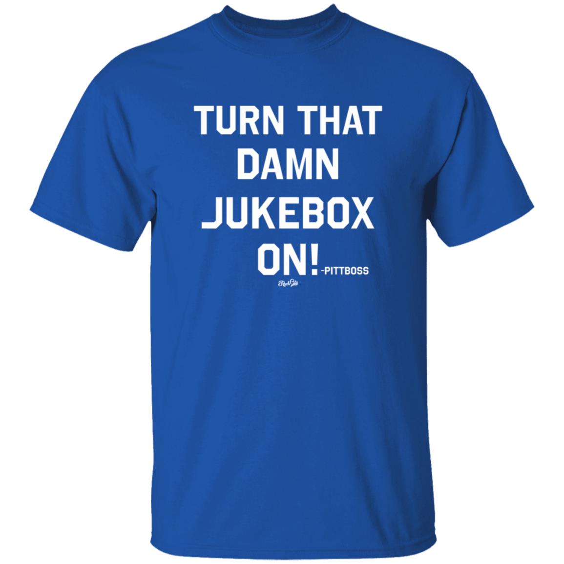 Turn That Damn Jukebox On Shirt Arkansas Razorbacks - Teechipus
