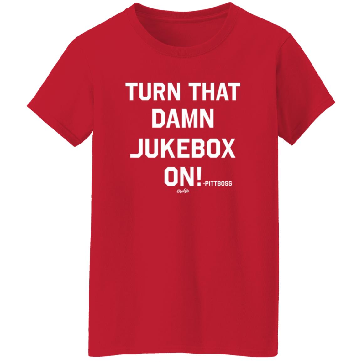 Turn That Damn Jukebox On Shirt Arkansas Razorbacks - Teechipus