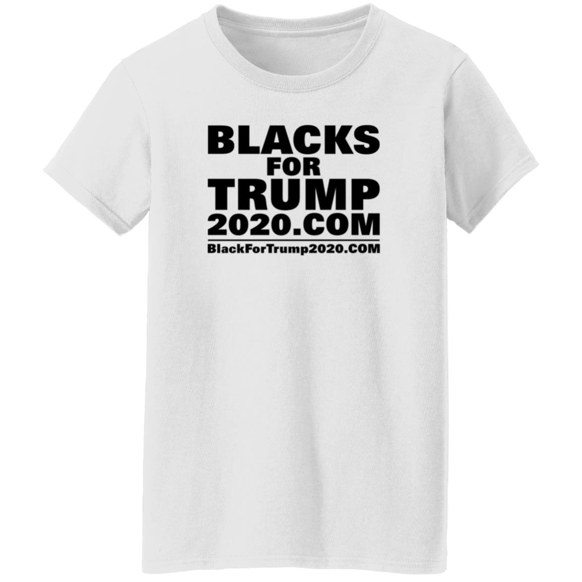 Blacks For Trump Shirt Blacks For Trump 2020.Com Shirt Hoodie - Teechipus
