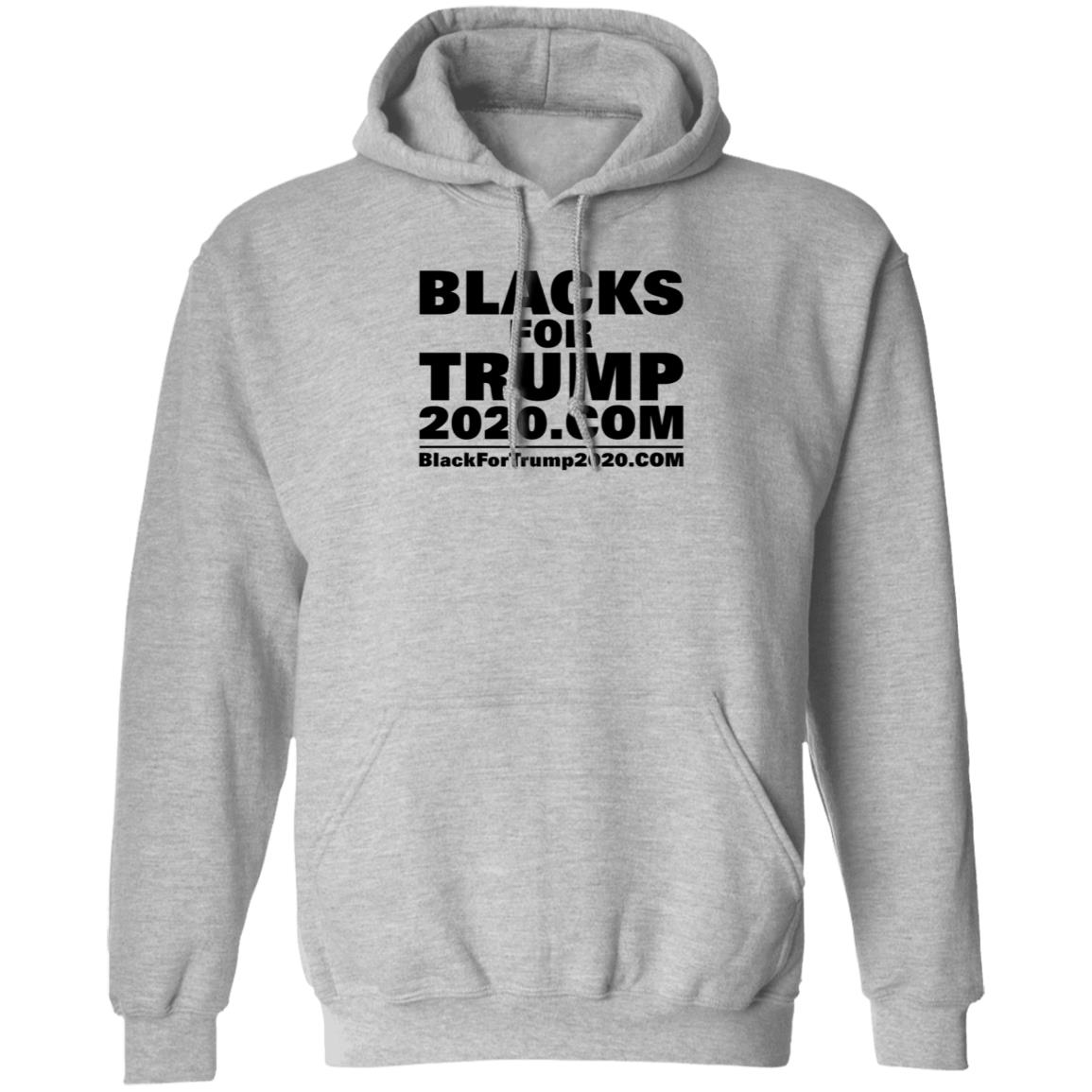 Blacks For Trump Shirt Blacks For Trump 2020.Com Shirt Hoodie - Teechipus