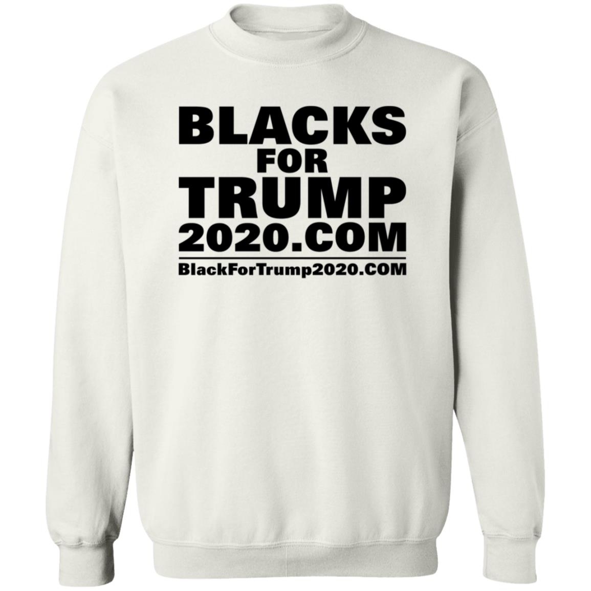 Blacks For Trump Shirt Blacks For Trump 2020.Com Shirt Hoodie - Teechipus