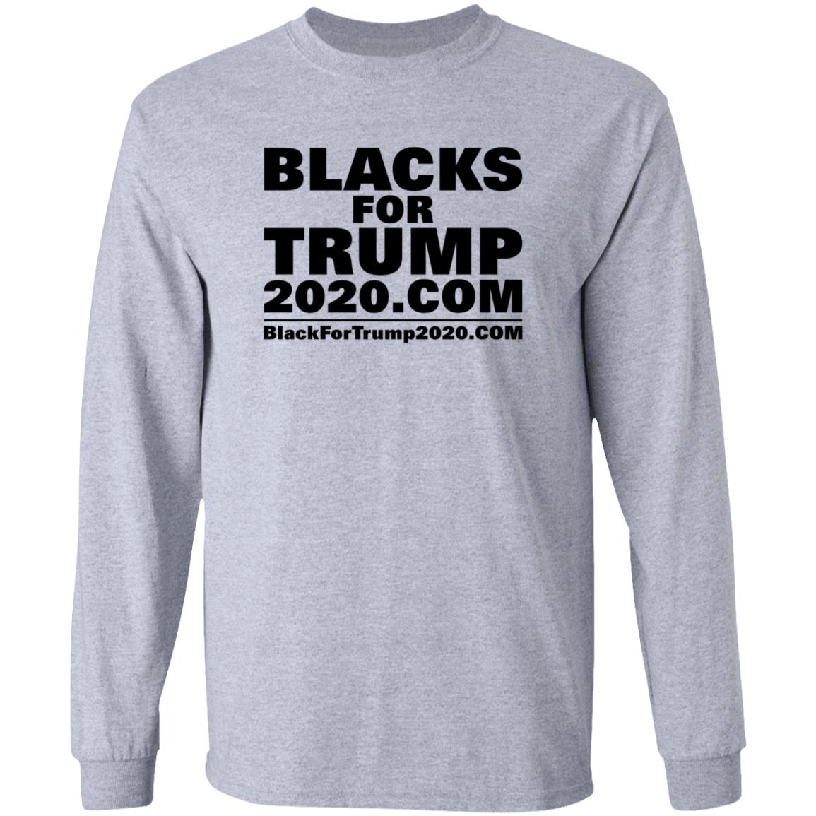 Blacks For Trump Shirt Blacks For Trump 2020.Com Shirt Hoodie - Teechipus