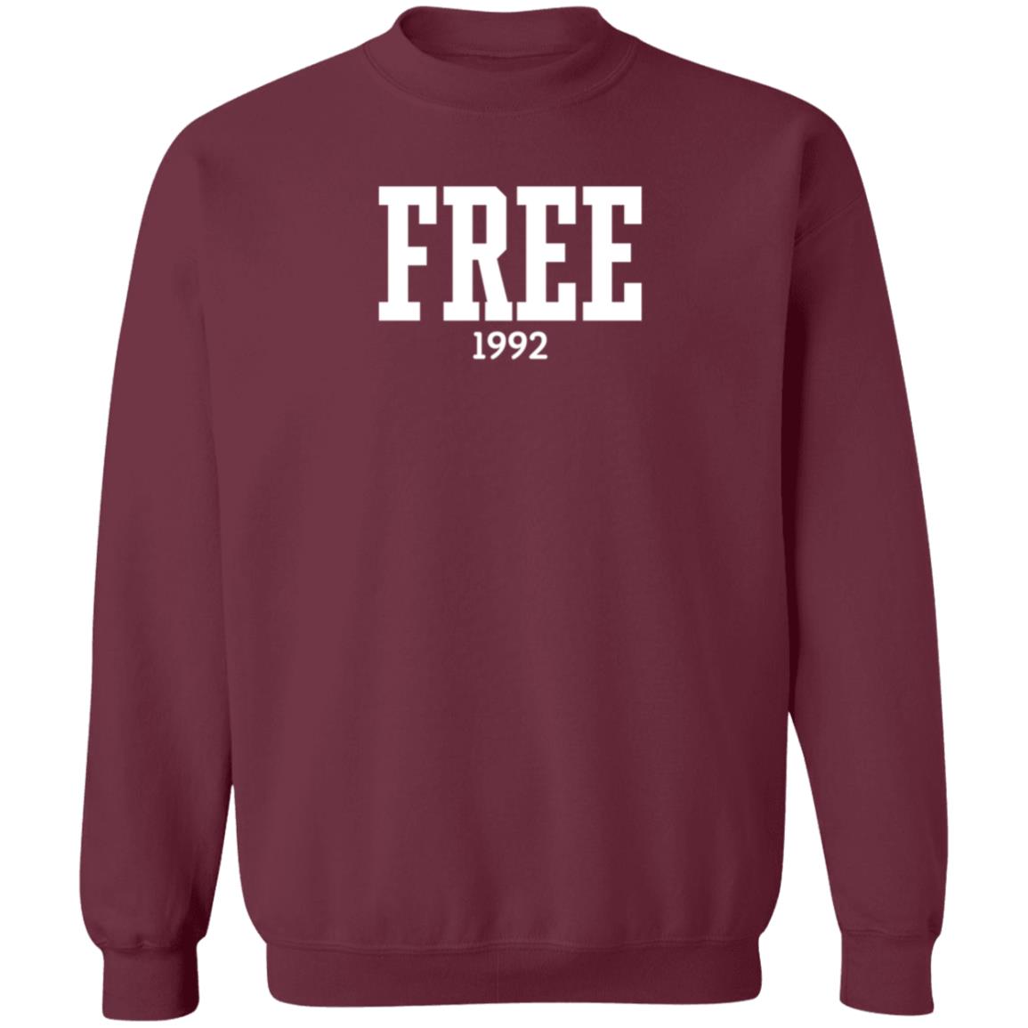 Free 1992 Hoodie Baltimore Ravens Free 1992 Shirt Hoodie Sweatshirt - Teechipus