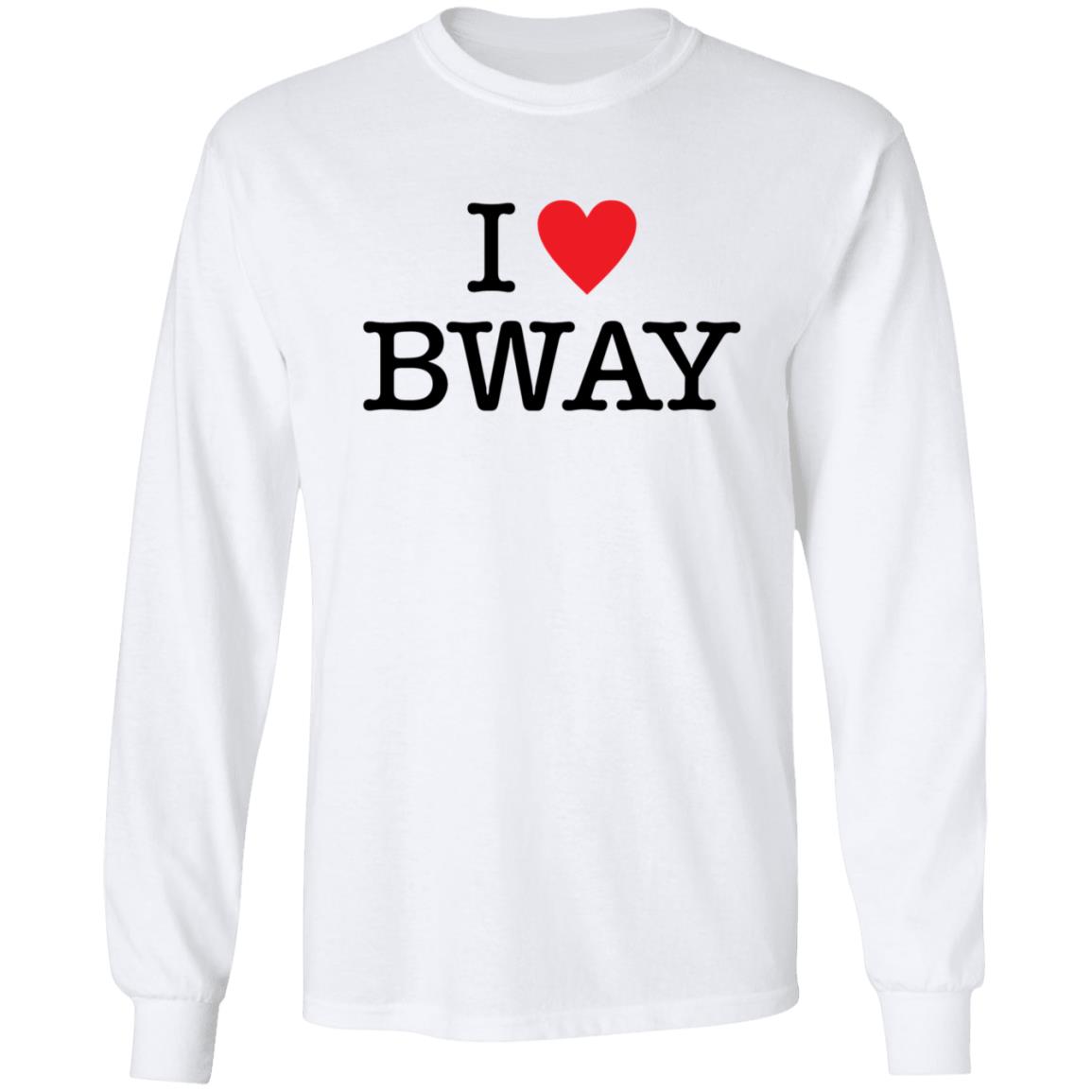 I Love Bway Shirt Teerico Linman I Love Bway Shirt Hoodie Sweatshirt - Teechipus