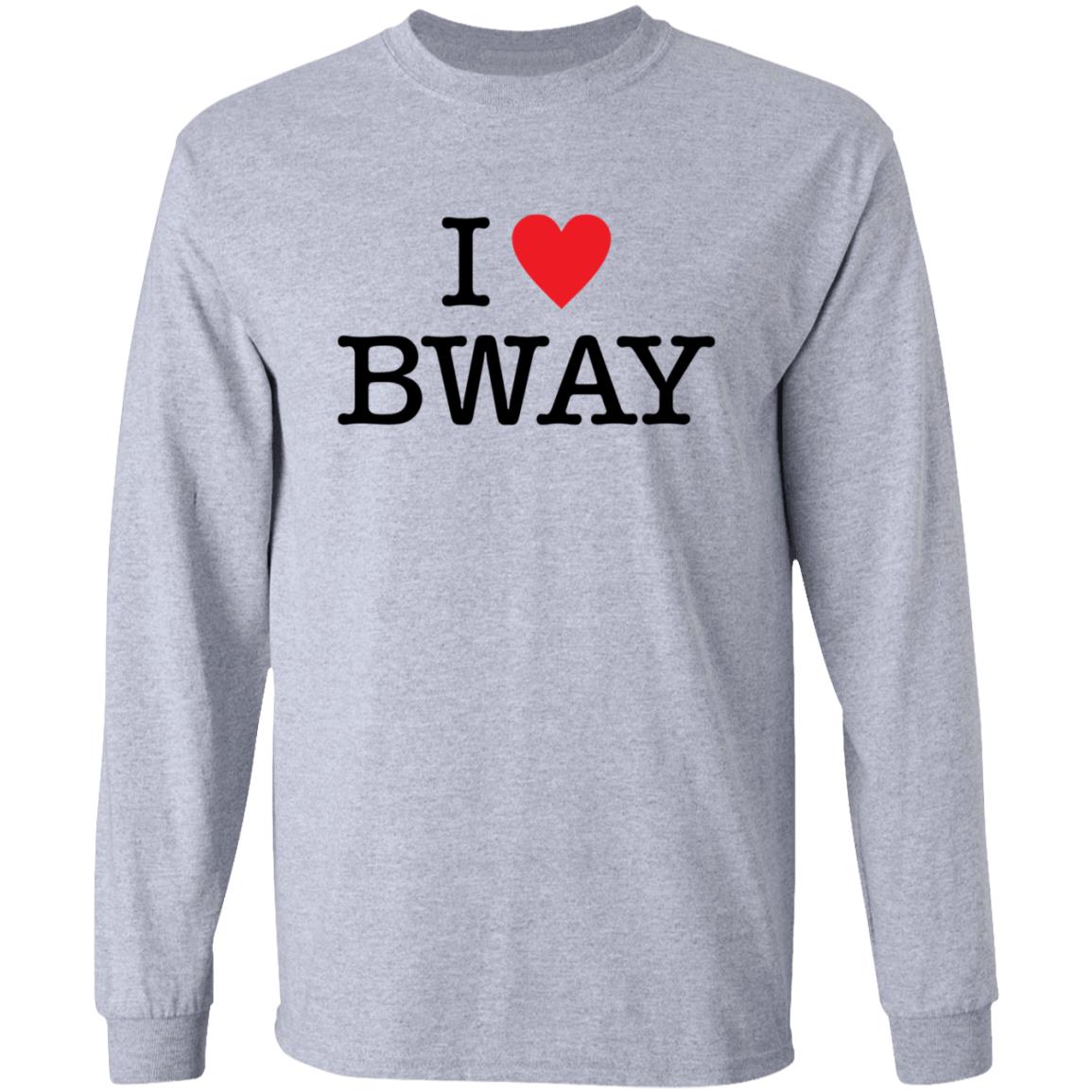 I Love Bway Shirt Teerico Linman I Love Bway Shirt Hoodie Sweatshirt - Teechipus