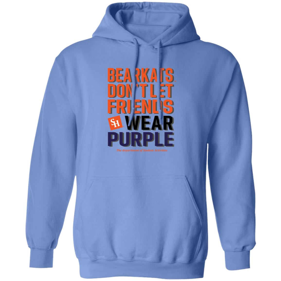 Bearkats Don't Let Friends Wear Purple Shirt Katfansdotcom Bearkats Don't Let Friends Wear Purple Shirt Hoodie Sweatshirt - Teechipus