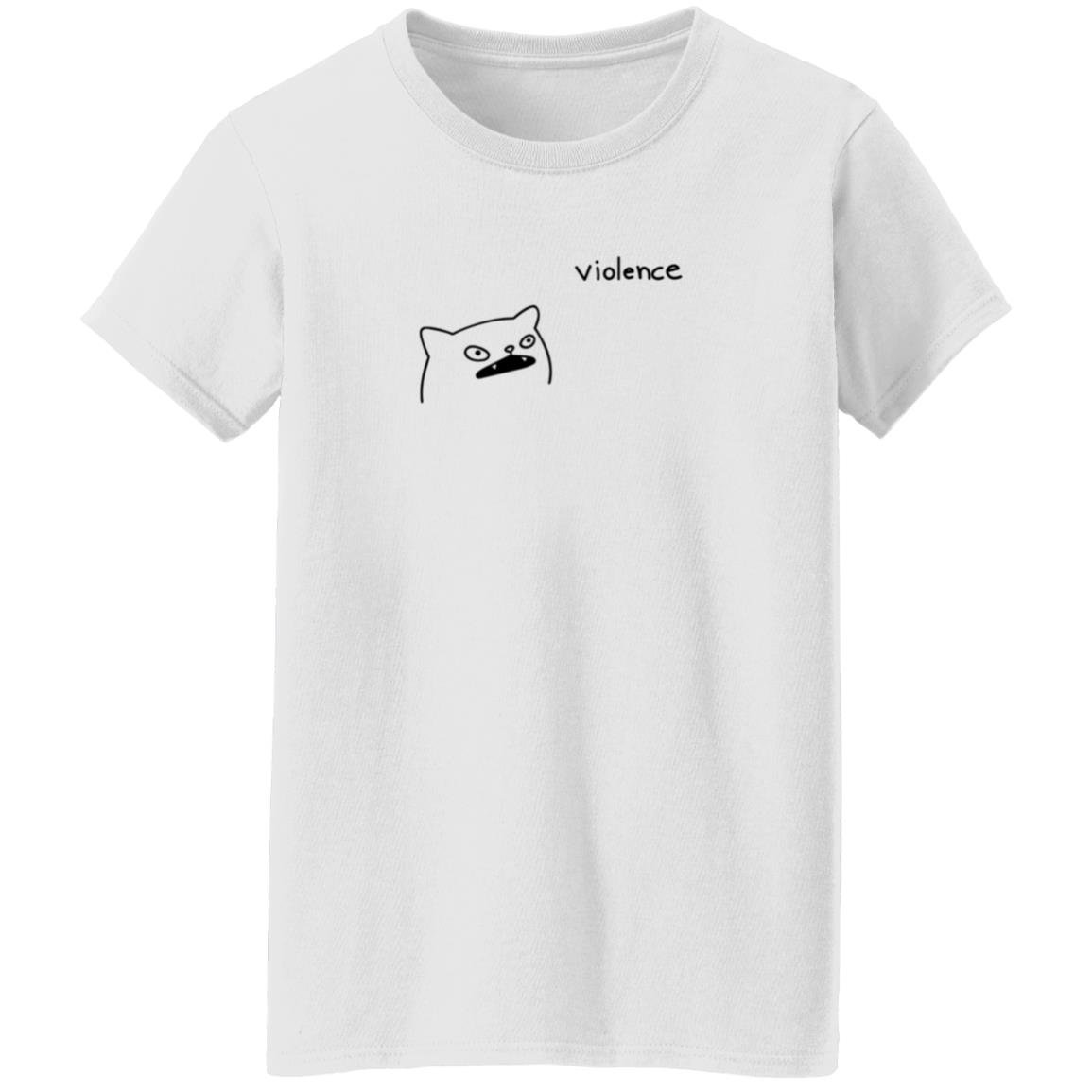 Violencia Shirt Poorly Drawn Cats Violencia Shirt Hoodie Sweatshirt - Teechipus