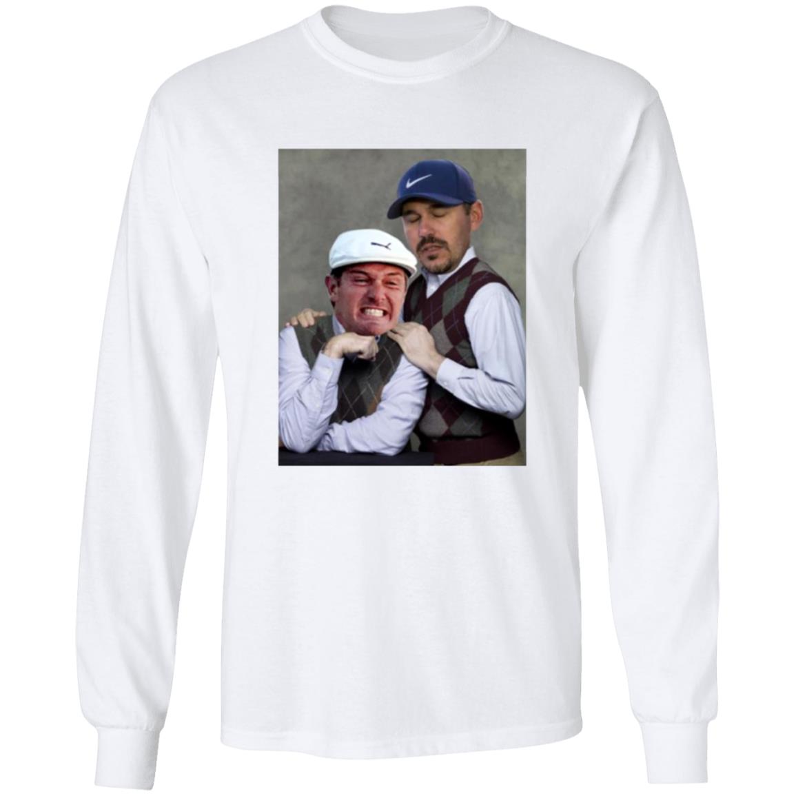 Bryson Dechambeau And Brooks Koepka The Hug Shirt Justin Thomas - Teechipus