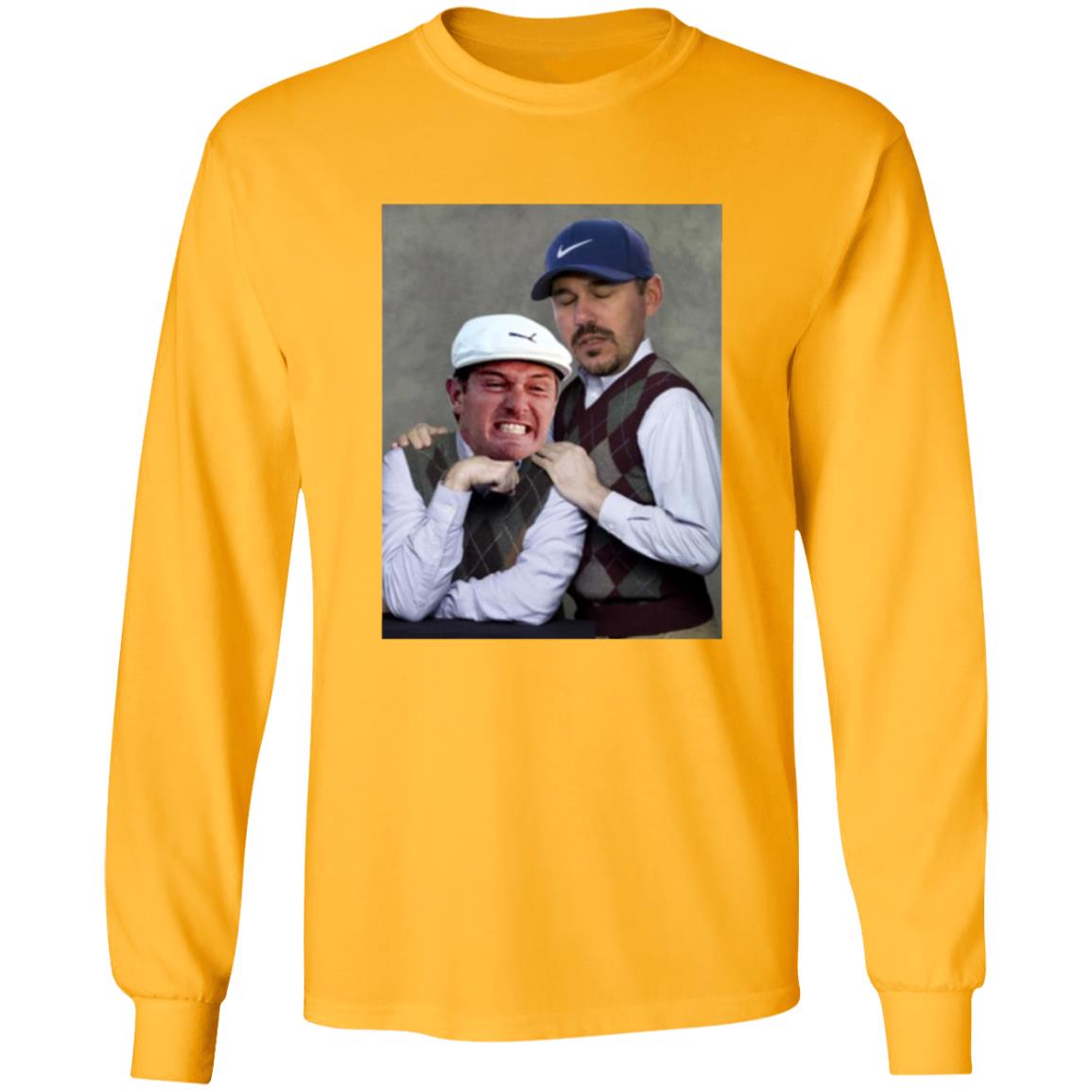 Bryson Dechambeau And Brooks Koepka The Hug Shirt Justin Thomas - Teechipus
