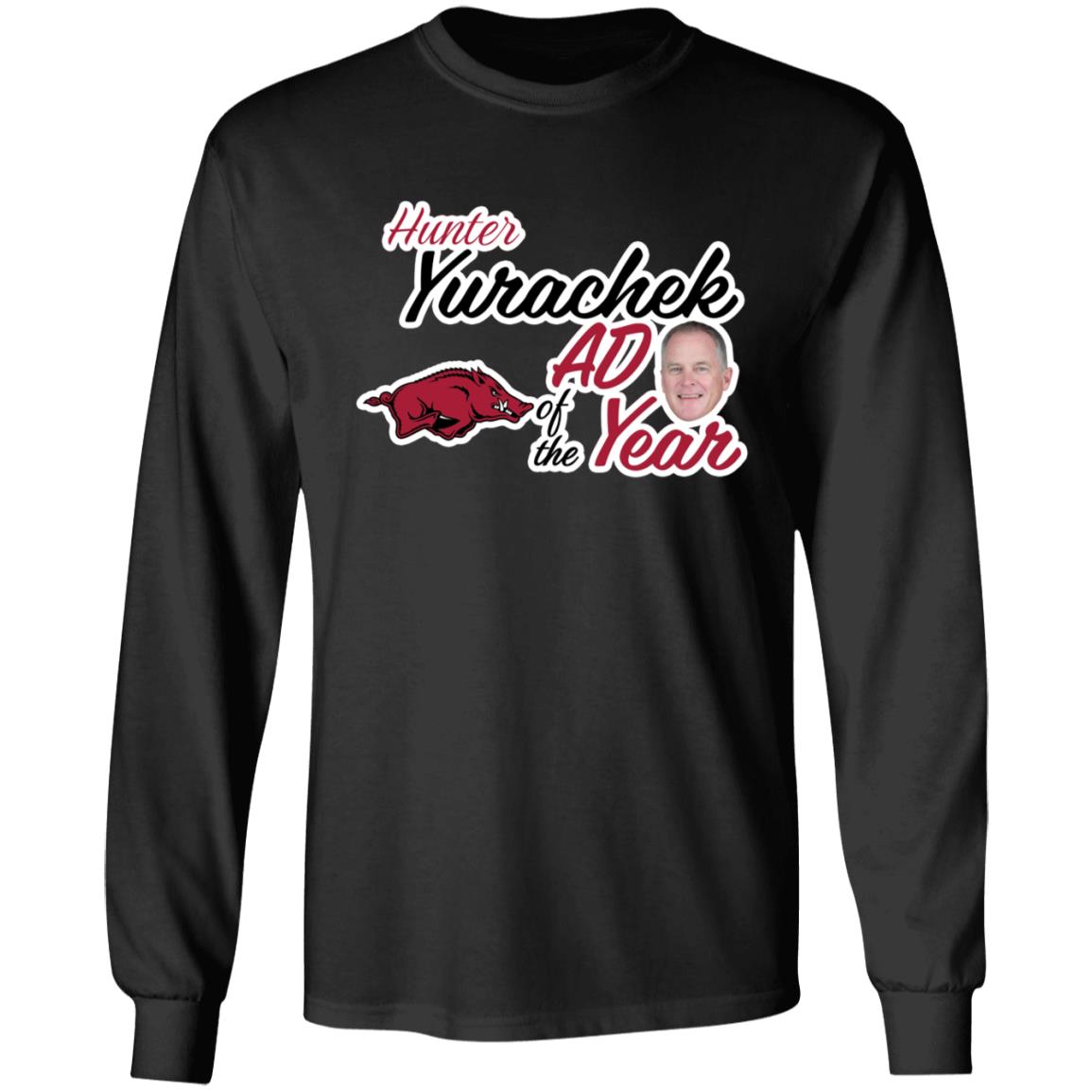 Eric Musselman Hunter Yurachek Ad Of The Year Shirt Arkansas Razorbacks - Teechipus