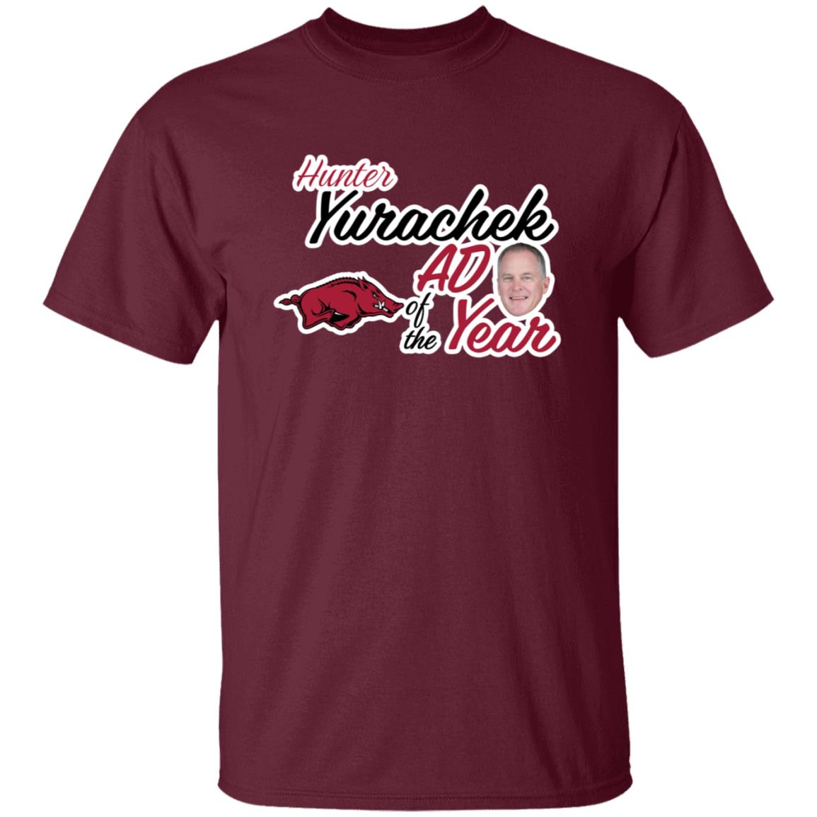 Eric Musselman Hunter Yurachek Ad Of The Year Shirt Arkansas Razorbacks - Teechipus