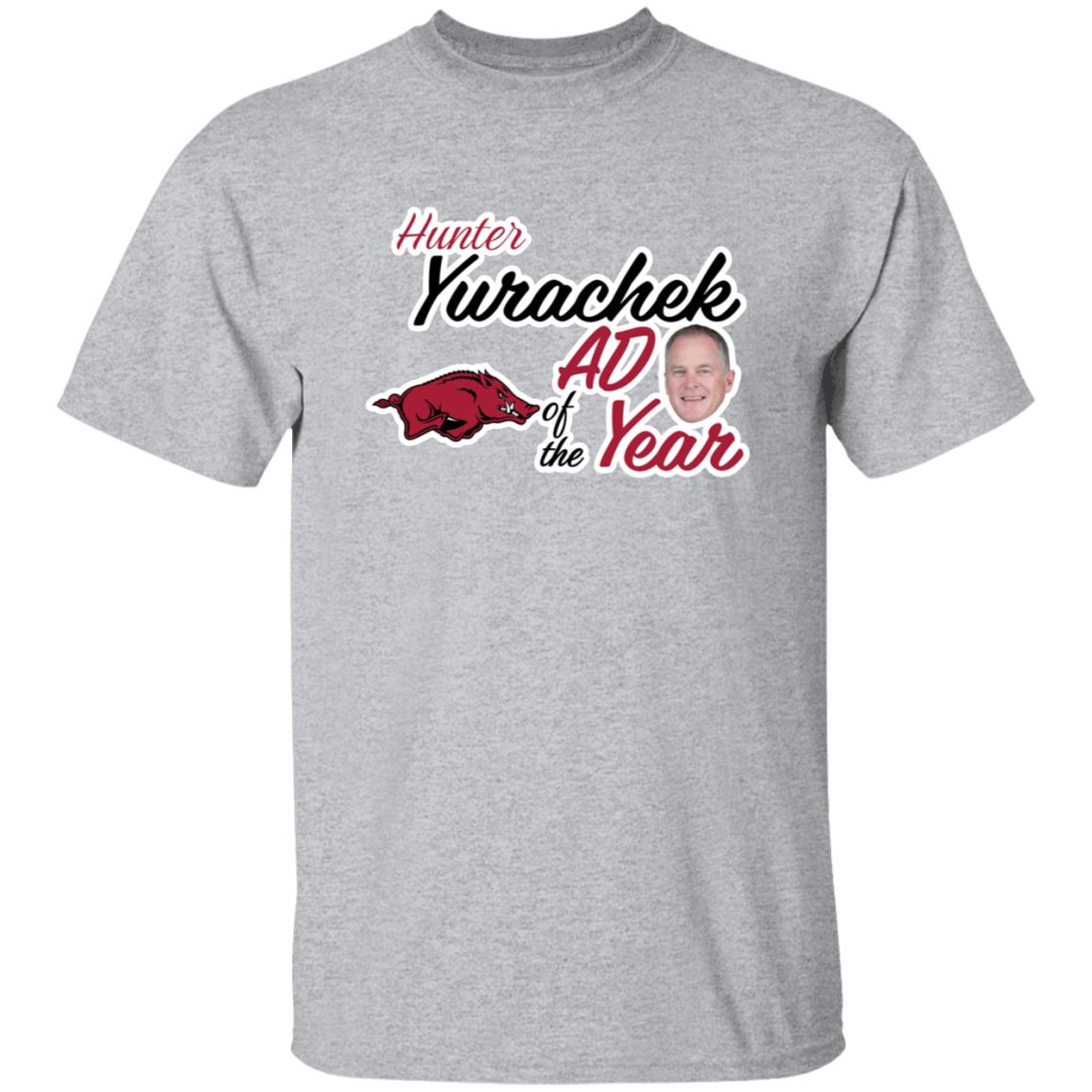 Eric Musselman Hunter Yurachek Ad Of The Year Shirt Arkansas Razorbacks - Teechipus