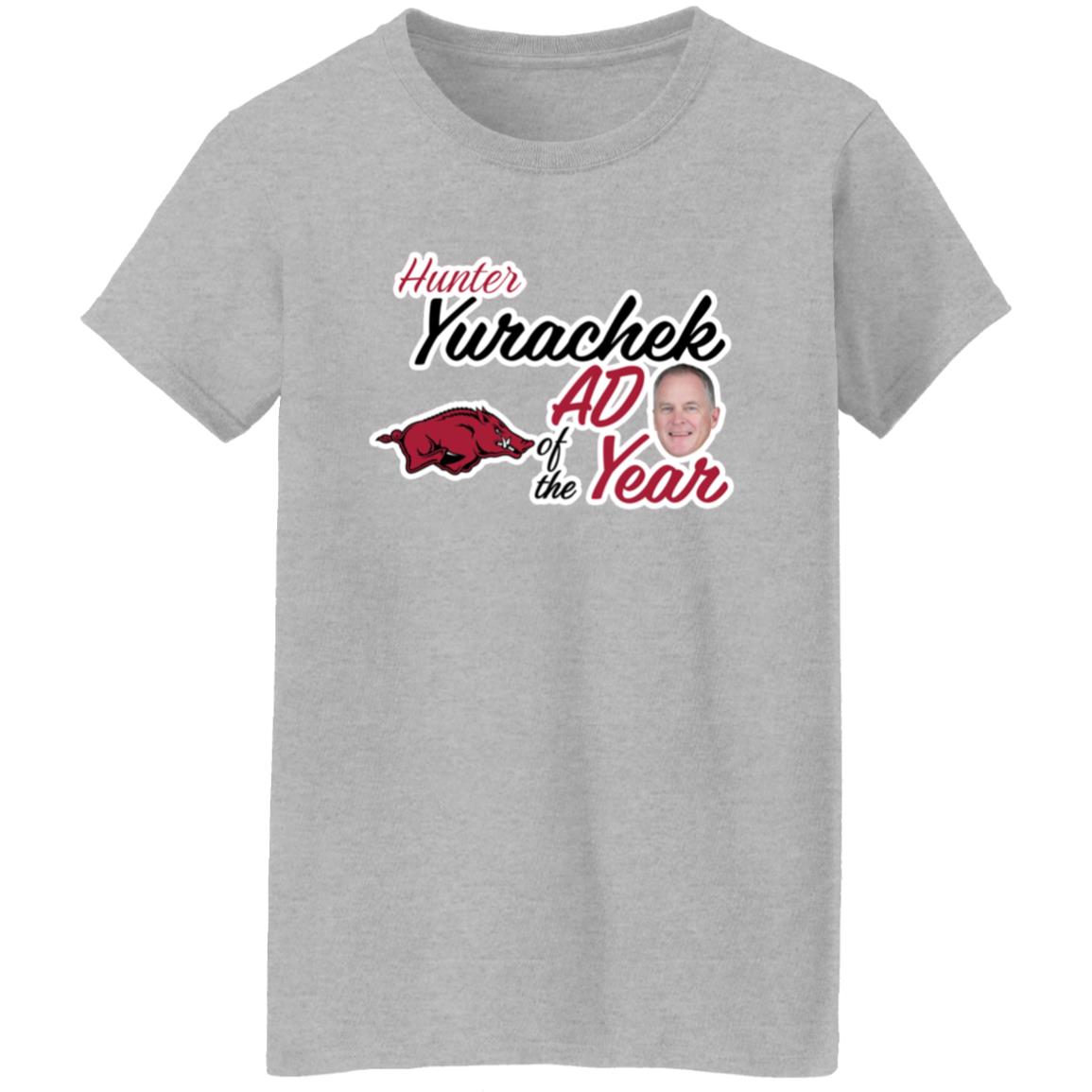 Eric Musselman Hunter Yurachek Ad Of The Year Shirt Arkansas Razorbacks - Teechipus