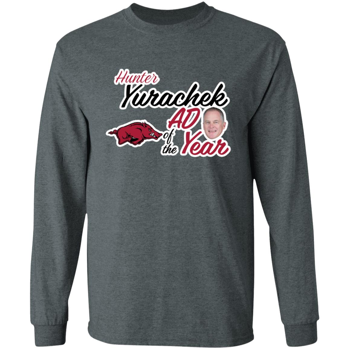 Eric Musselman Hunter Yurachek Ad Of The Year Shirt Arkansas Razorbacks - Teechipus
