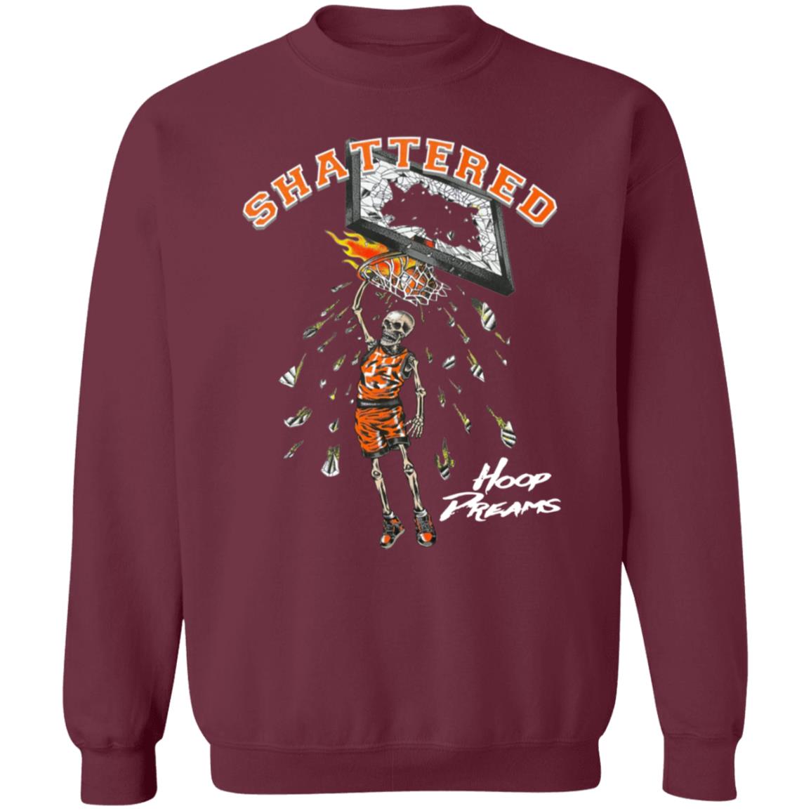 Shattered Hoop Dreams Shirt Tytattyre Store Shirt Hoodie Sweatshirt - Teechipus