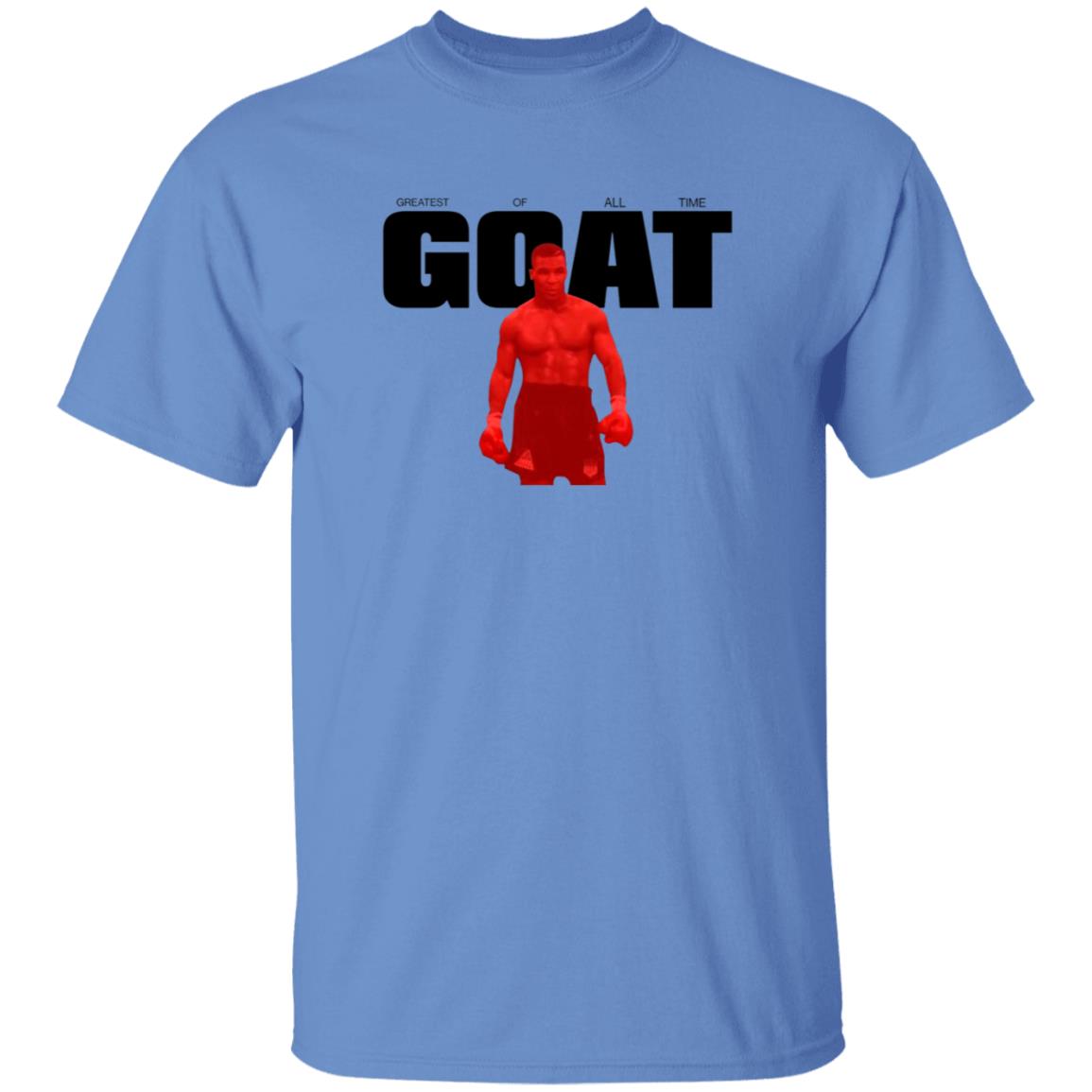 Mike Tyson Goat Greatest Of All Time Shirt Miketyson Merch Goat Red On White Shirt - Teechipus