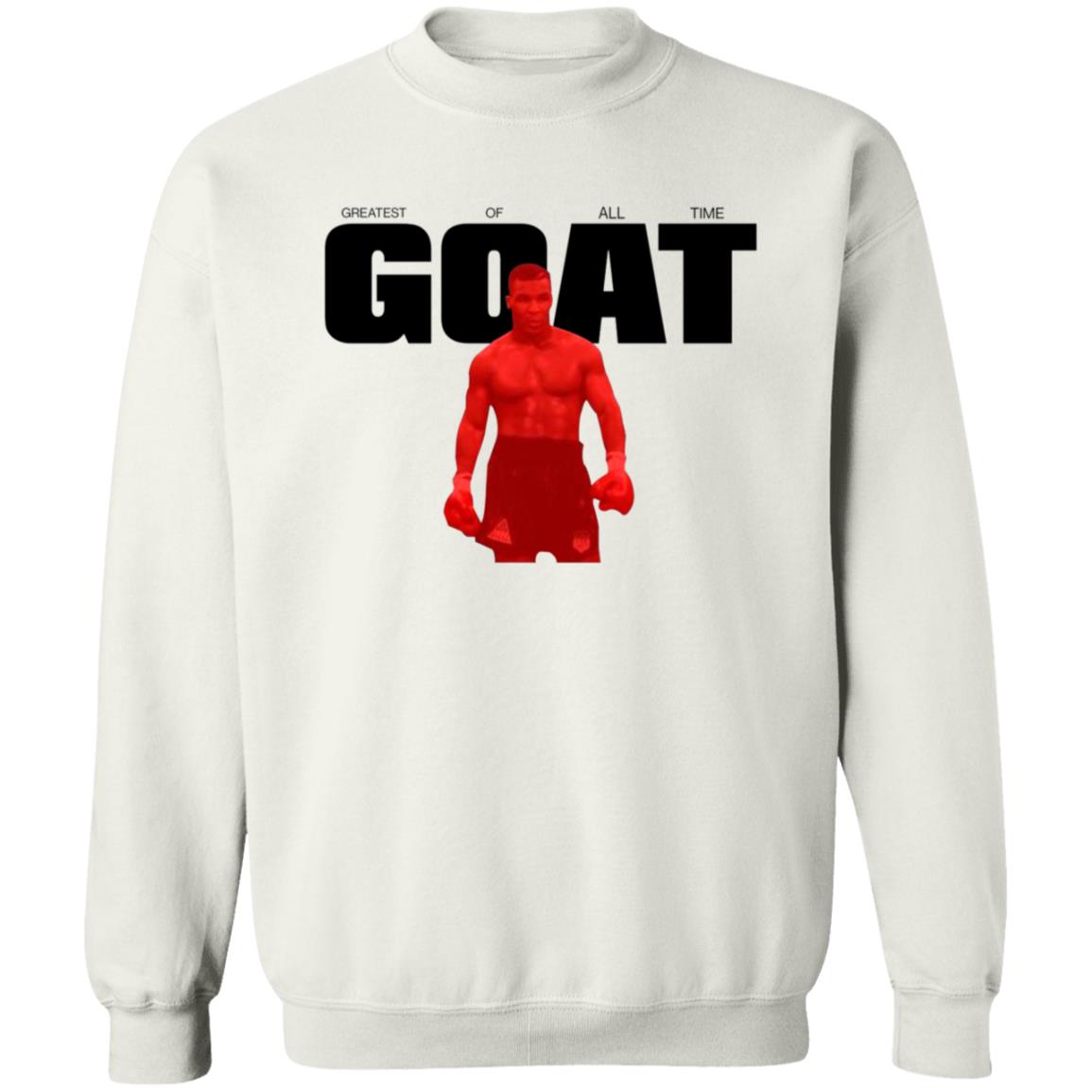Mike Tyson Goat Greatest Of All Time Shirt Miketyson Merch Goat Red On White Shirt - Teechipus