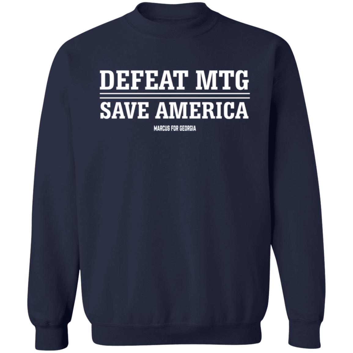 Defeat Mtg Save America Shirt Marcus For Georgia Merch - Teechipus