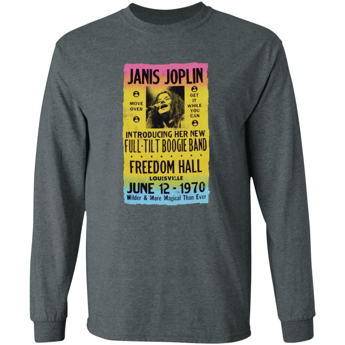 Janis Joplin Freedom Hall Poster Shirt Edead Shop Janis Joplin Shirt Morgan Fairchild Shirt Hoodie Sweatshirt - Teechipus