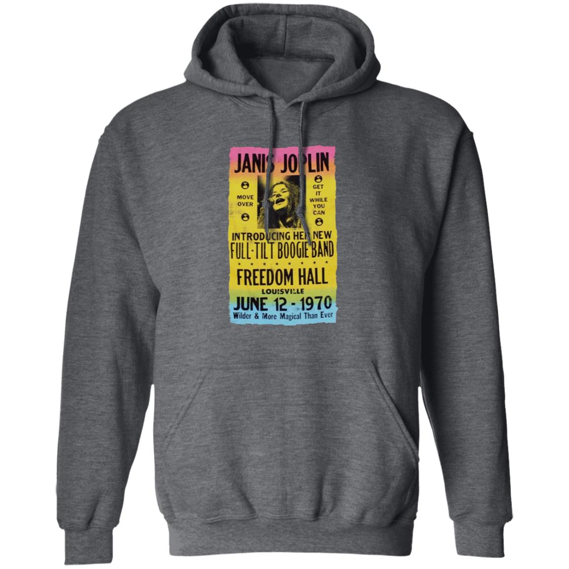 Janis Joplin Freedom Hall Poster Shirt Edead Shop Janis Joplin Shirt Morgan Fairchild Shirt Hoodie Sweatshirt - Teechipus