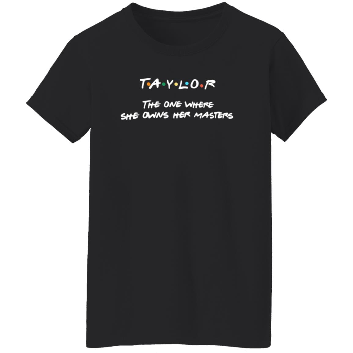 Taylor The One Where She Owns Her Masters Shirt Taylor Swift - Teechipus
