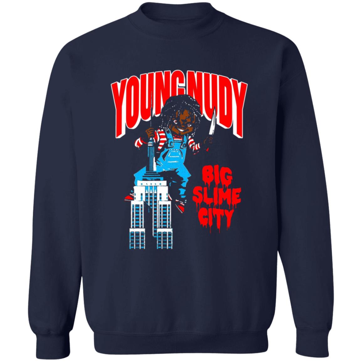 Halloween Young Nudy Big Slime City Shirt Young Nudy Merch - Teechipus