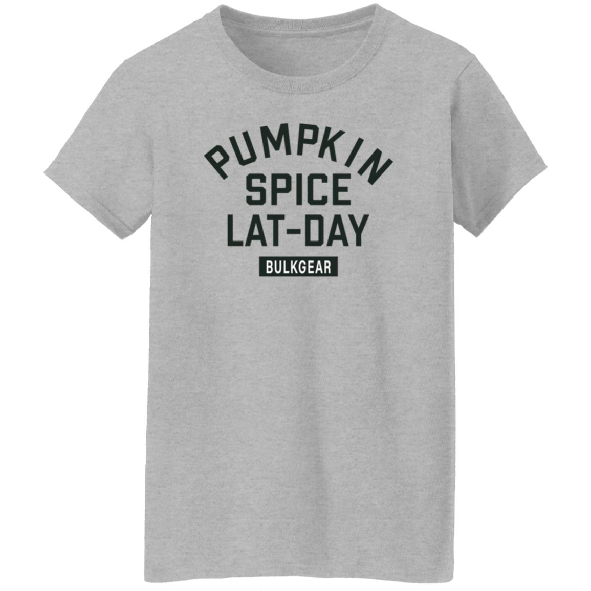 Pumpkin Spice Lat Day Bulkgear Shirt Bulkgearfitness Store Pumpkin Spice Lat Day Shirt Hoodie Sweatshirt - Teechipus