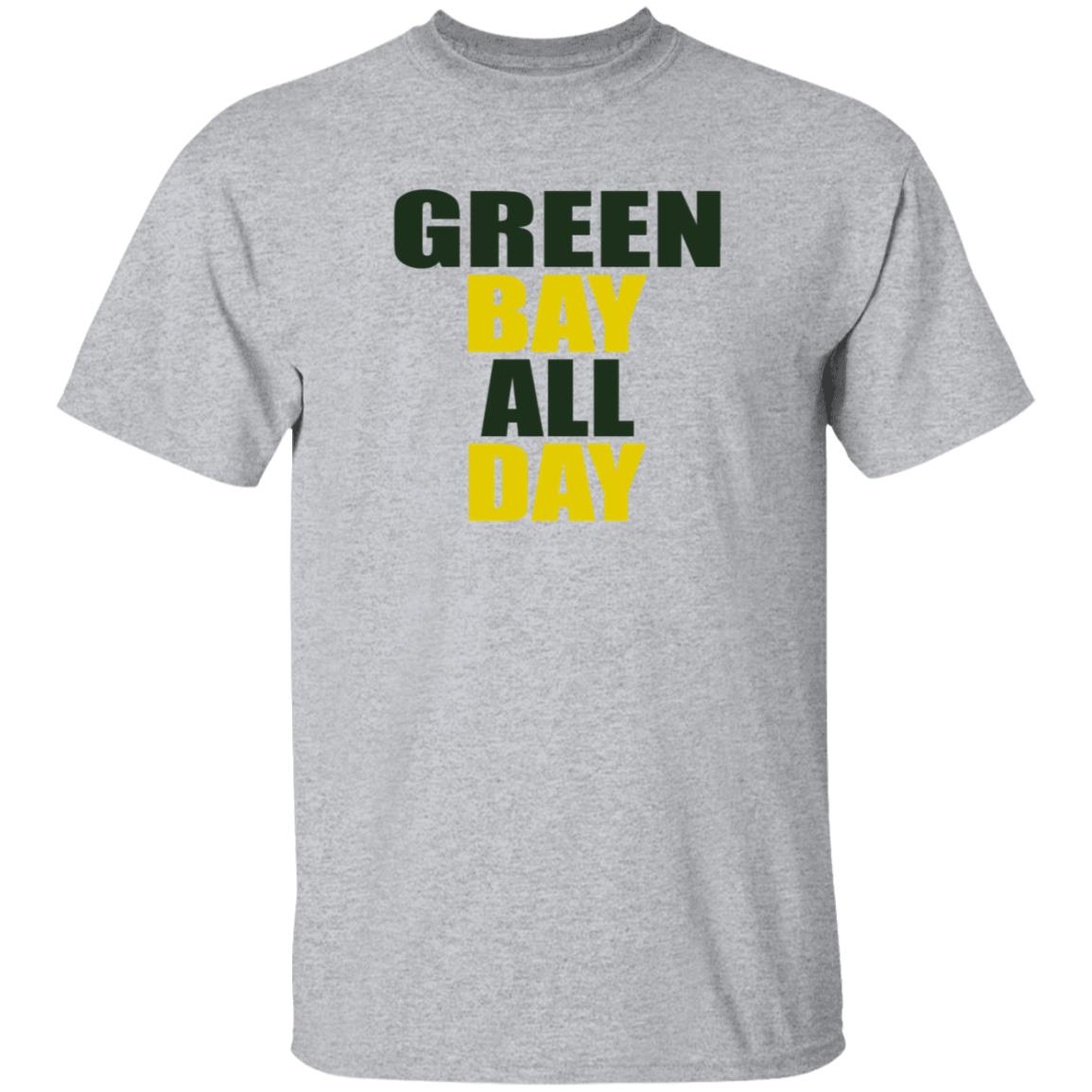 Green Bay All Day Shirt Hoodie Sweatshirt - Teechipus