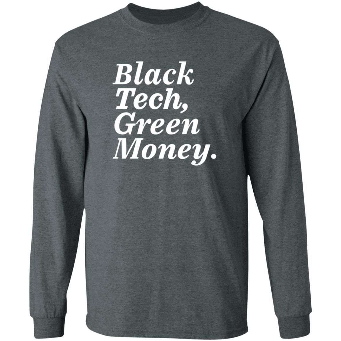 Black Tech Green Money Hoodie Blavity Merch - Teechipus
