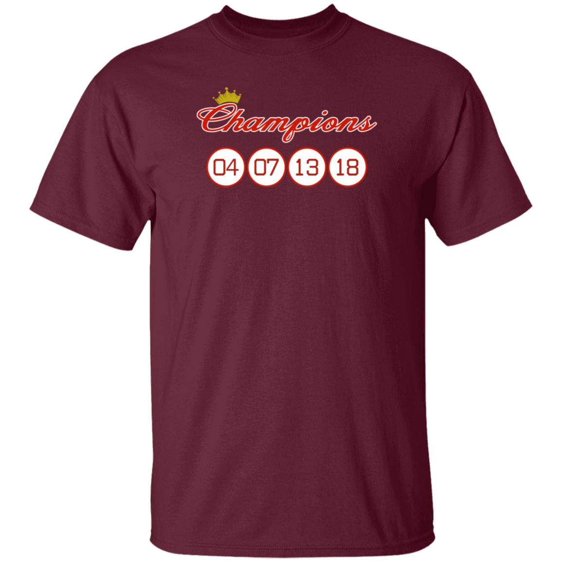 Jared Carrabis Champions 04 07 13 18 Shirt Hoodie Swaeatshirt - Teechipus