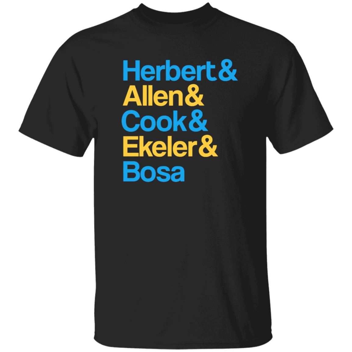 Herbert Allen Cook Ekeler Bosa Shirt Chargers - Teechipus