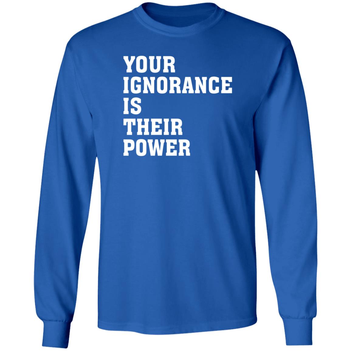 Unvaxxed Sperm Your Ignorance Is Their Power Shirt Hoodie Sweatshirt - Teechipus