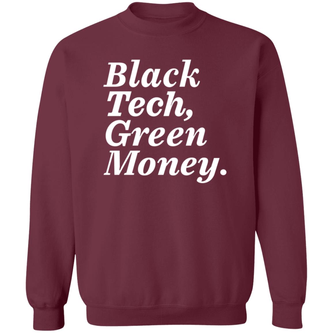 Black Tech Green Money Hoodie Blavity Merch - Teechipus