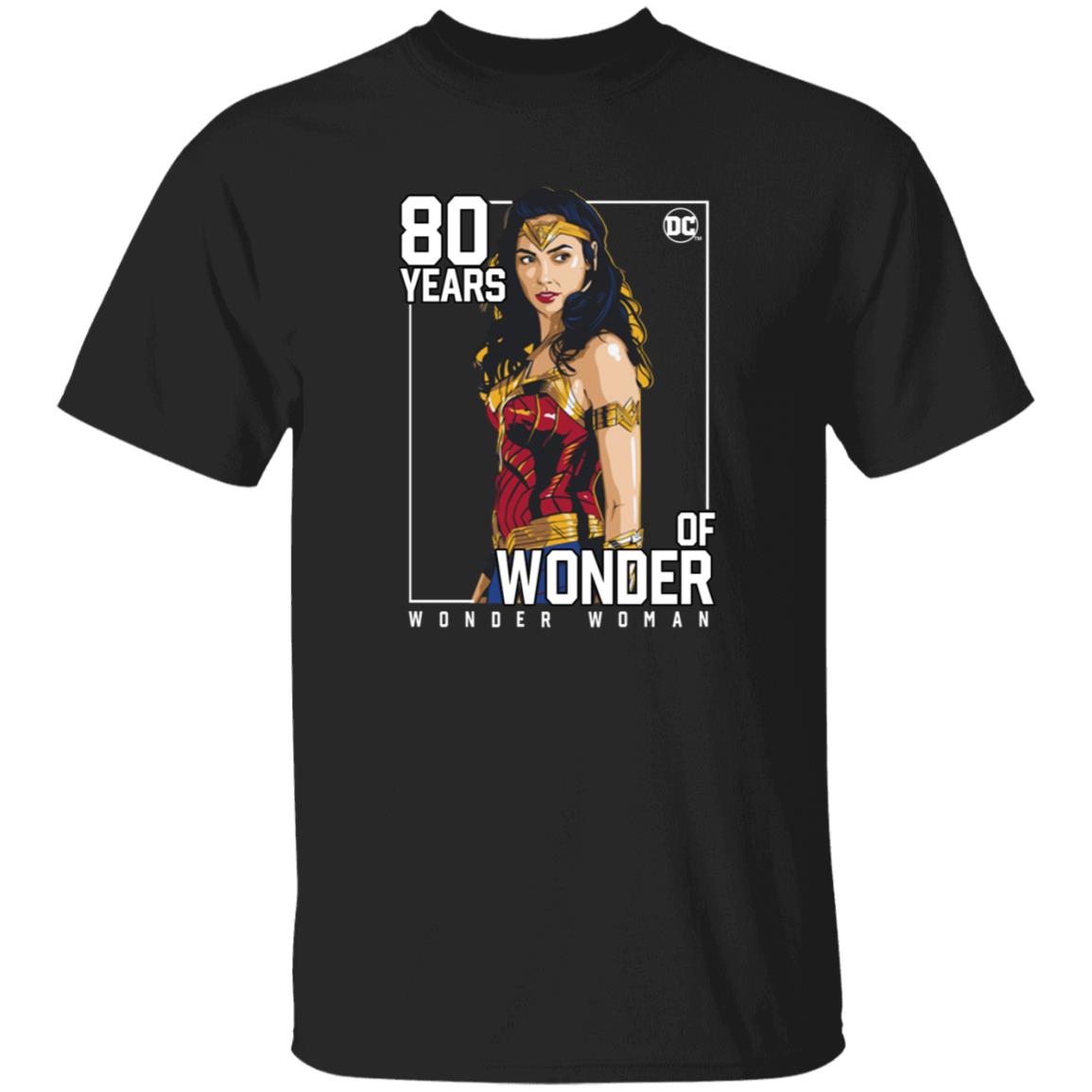 80 Years Of Wonder Woman Shirt Gal Gadot 80 Years Of Wonder Shirt - Teechipus
