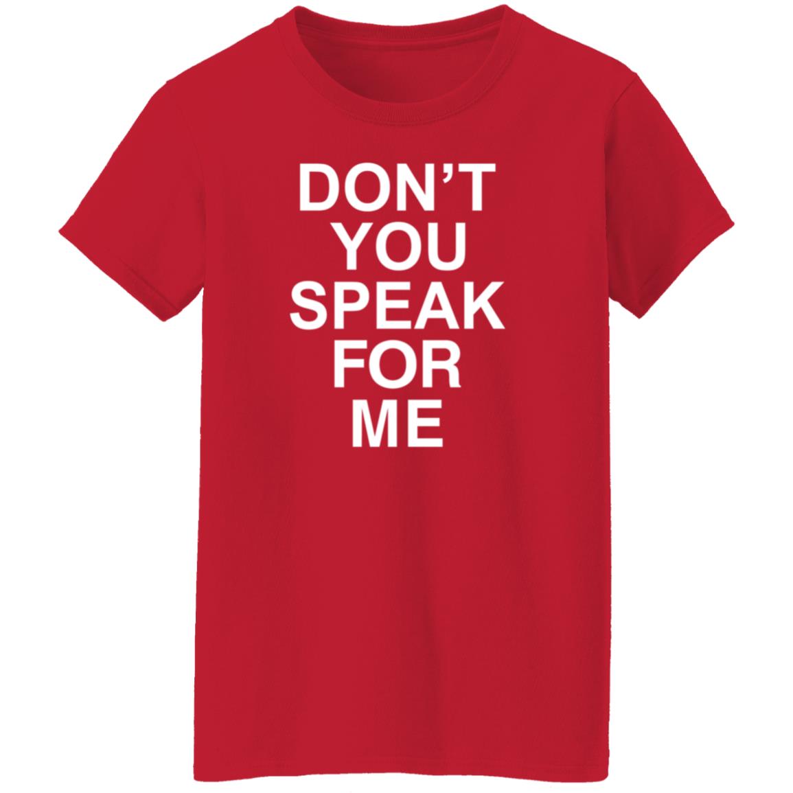 Evanescence Store Don't You Speak For Me Shirt Hoodie Sweatshirt - Teechipus