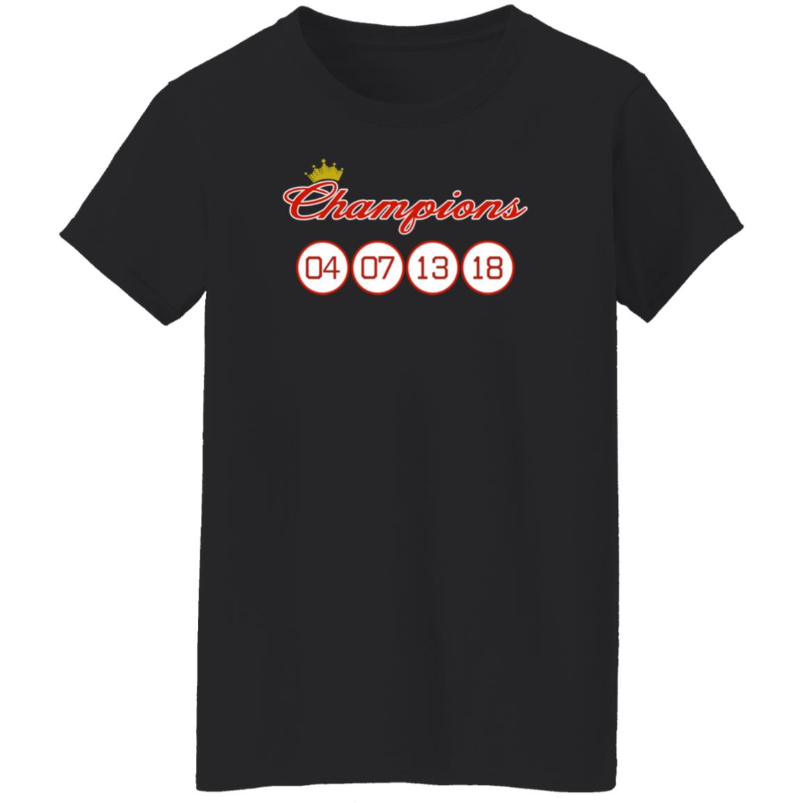 Jared Carrabis Champions 04 07 13 18 Shirt Hoodie Swaeatshirt - Teechipus
