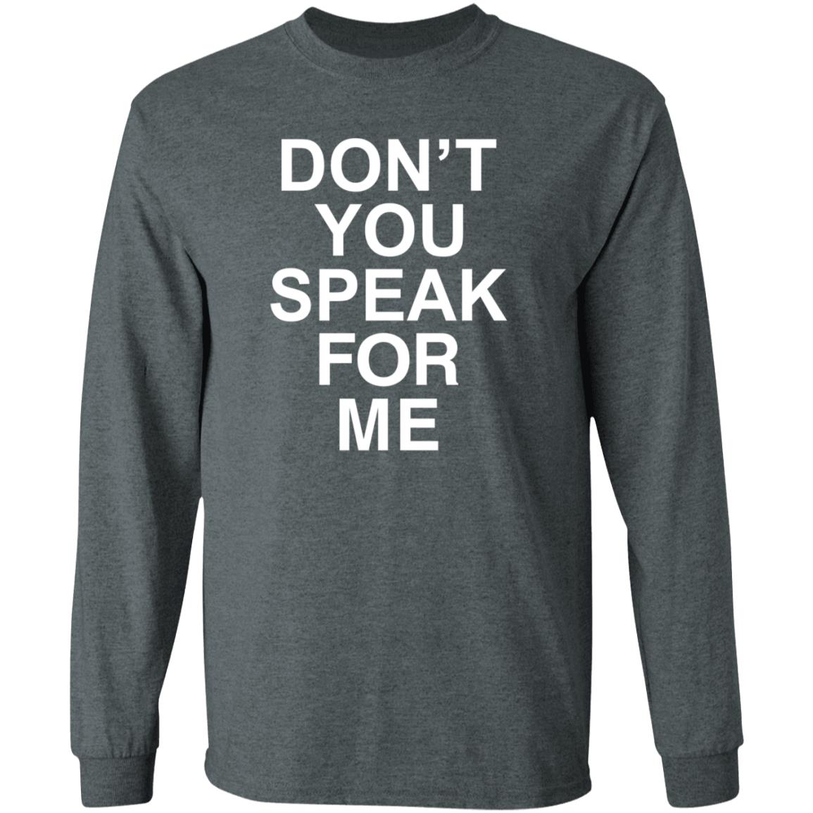 Evanescence Store Don't You Speak For Me Shirt Hoodie Sweatshirt - Teechipus