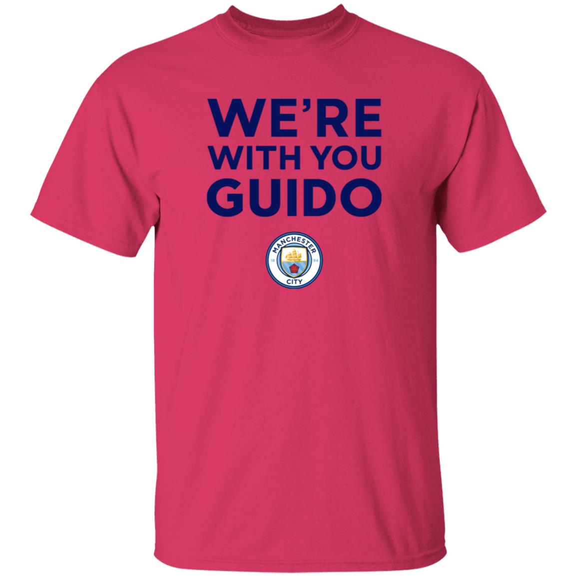 City Chief Pep Guardiola We're With You Guido Flemish Supporter Champions League Shirt Hoodie Sweatshirt - Teechipus