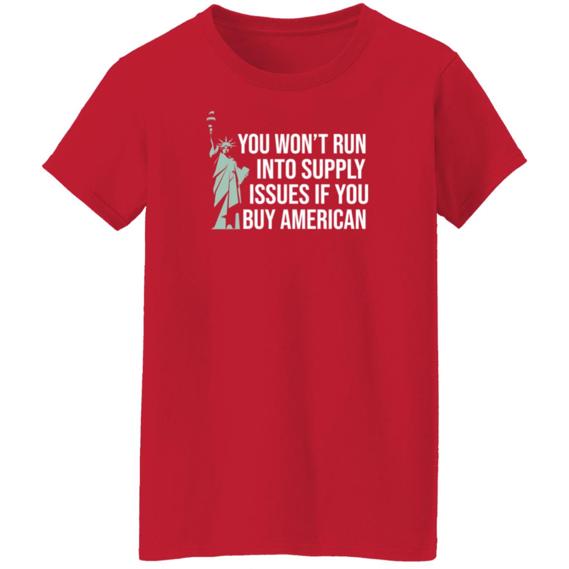 You Won't Run Into Supply Issues If You Buy American Shirt Hoodie Sweatshirt Donald Trump Jr - Teechipus